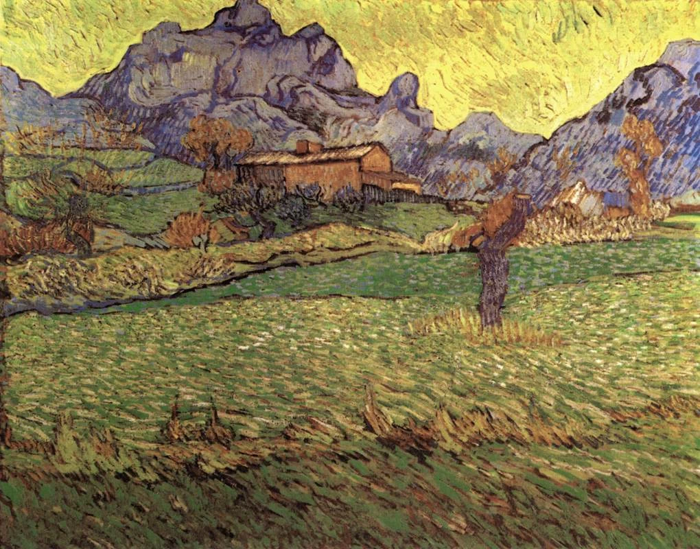  279-Vincent van Gogh-Un prato in montagna. Le Mas de Saint-Paul - Kröller-Müller Museum, Otterlo 